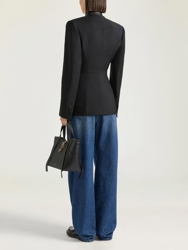 The Best Shops GIVENCHY: straight leg jeans - `Cocoon` Jeans