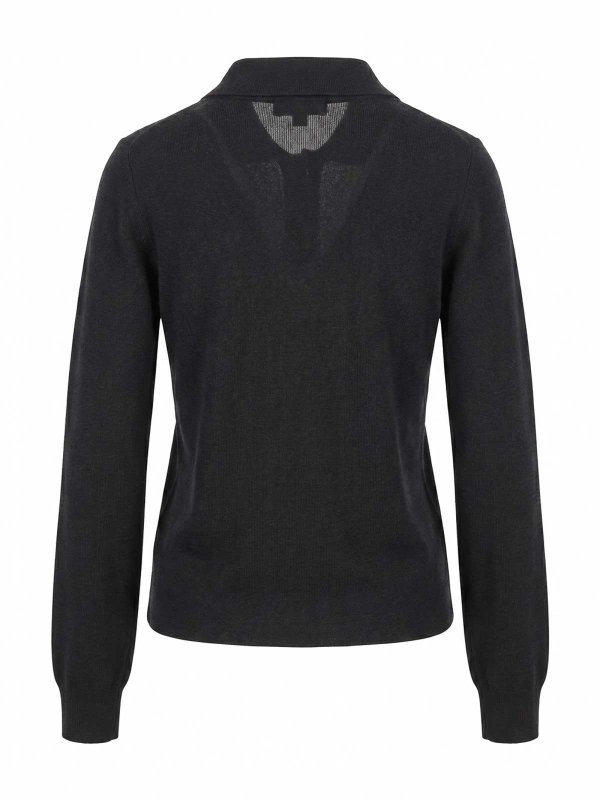 MALO: Rollkragenpullover  und Polo-Ausschnitt online - Rollkragenpullover - Schwarz