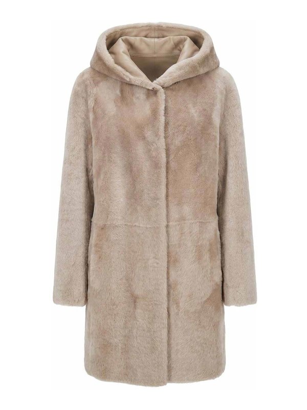 MANZONI24: Fur & Shearling Coats - Shearling Coat
