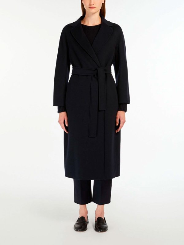The Best Shops Max Mara: Abrigos semilargos - Abrigo Midi - Negro