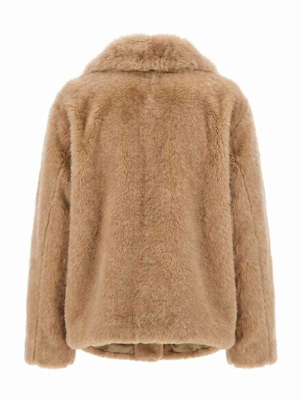 Max Mara: 毛皮＆シアリングコート online - 毛皮/ムートンコート - ベージュ