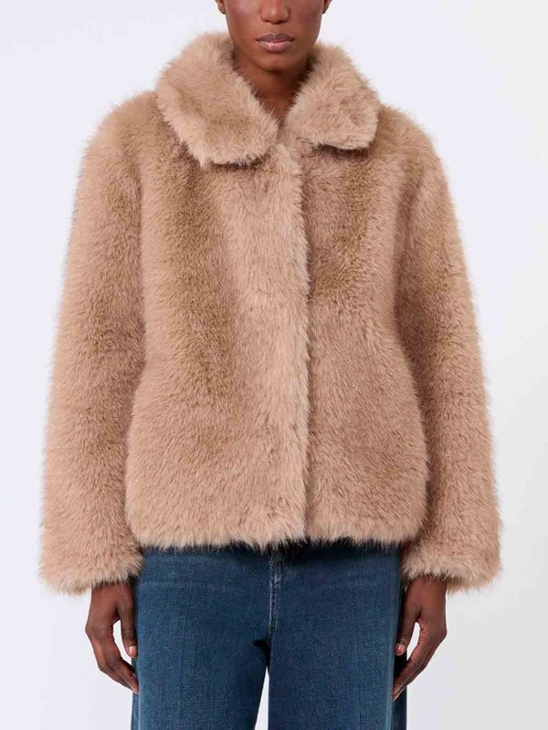 毛皮/ムートンコート - ベージュ shop online: Max Mara