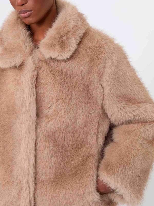 The Best Shops Max Mara: 毛皮/ムートンコート - ベージュ
