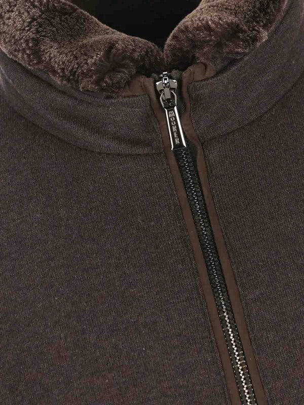Daunenjacke - Braun shop online: MOORER