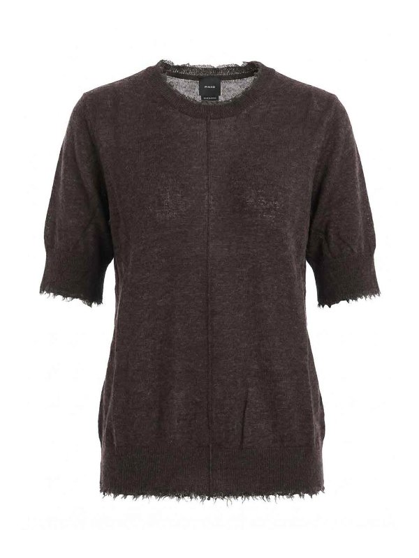 Pinko: Pull col rond - Pull Col Rond - Marron