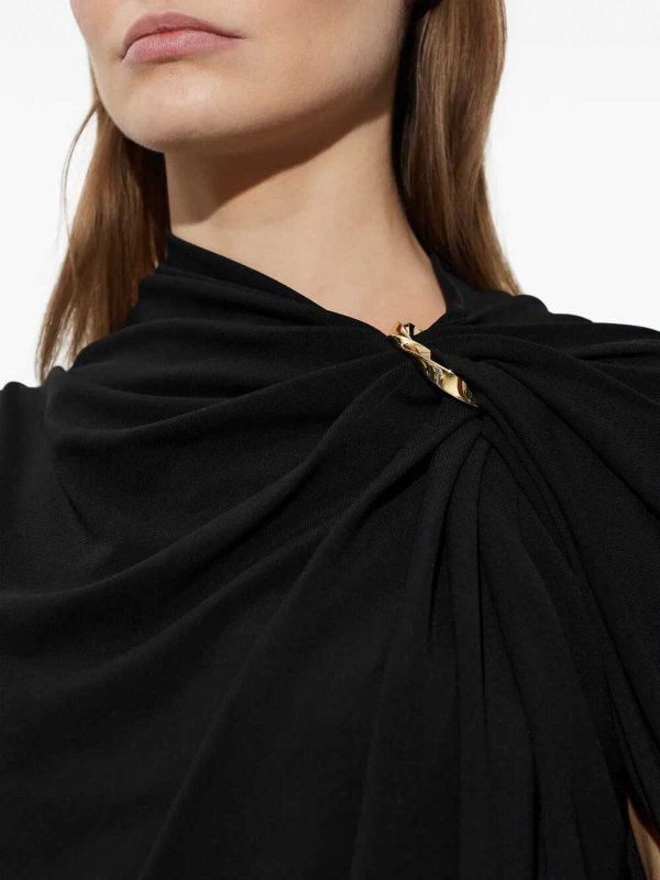 膝丈ドレス - 黒 shop online: SPORTMAX