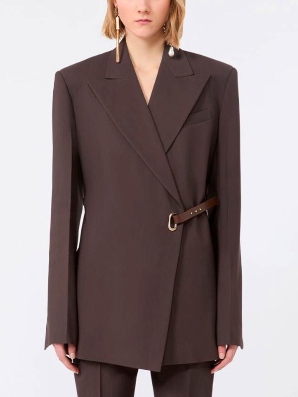 カジュアルジャケット - ダークブラウン shop online: SPORTMAX