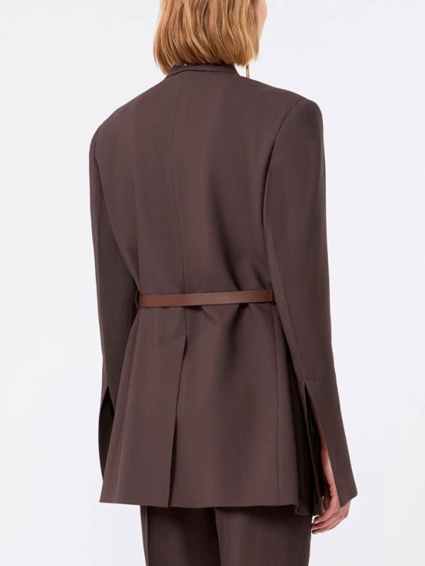 SPORTMAX buy online カジュアルジャケット - ダークブラウン