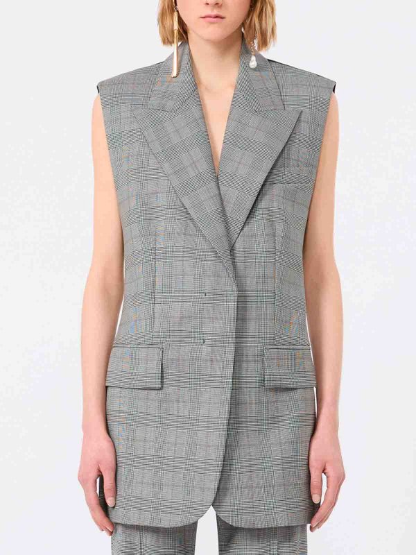SPORTMAX: Chalecos online - Chaleco - Blanco