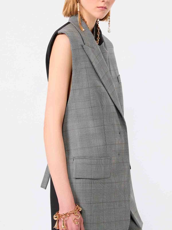 The Best Shops SPORTMAX: Chalecos - Chaleco - Blanco