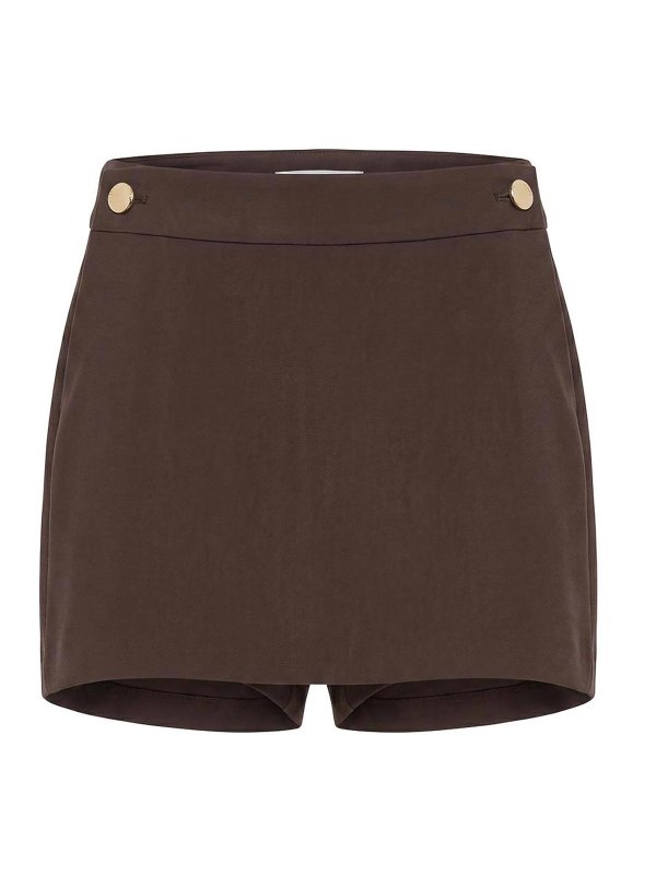 SPORTMAX: Hosen Shorts - Shorts - Dunkelbraun