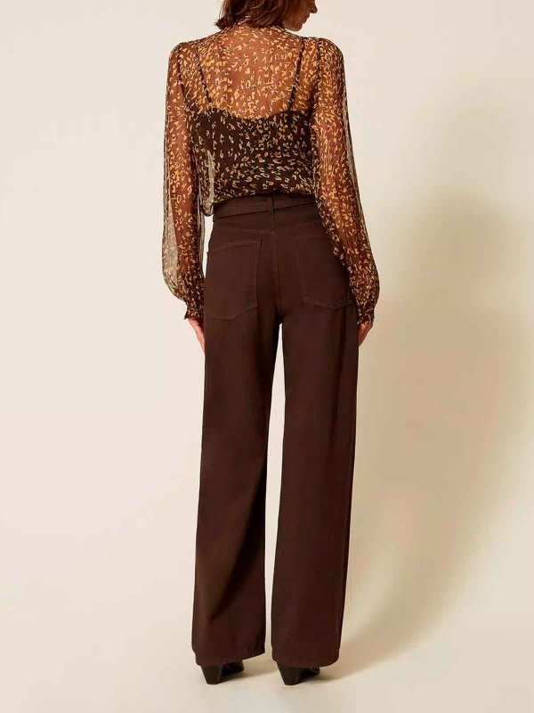 Vaqueros Rectos - Marrón shop online: TWINSET