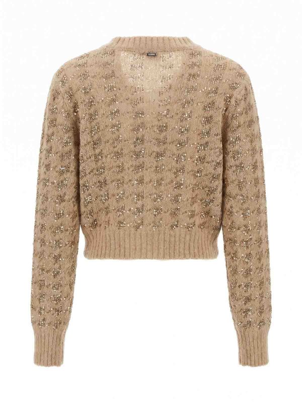 TWINSET: Pull col rond online - Pull Col Rond - Marron