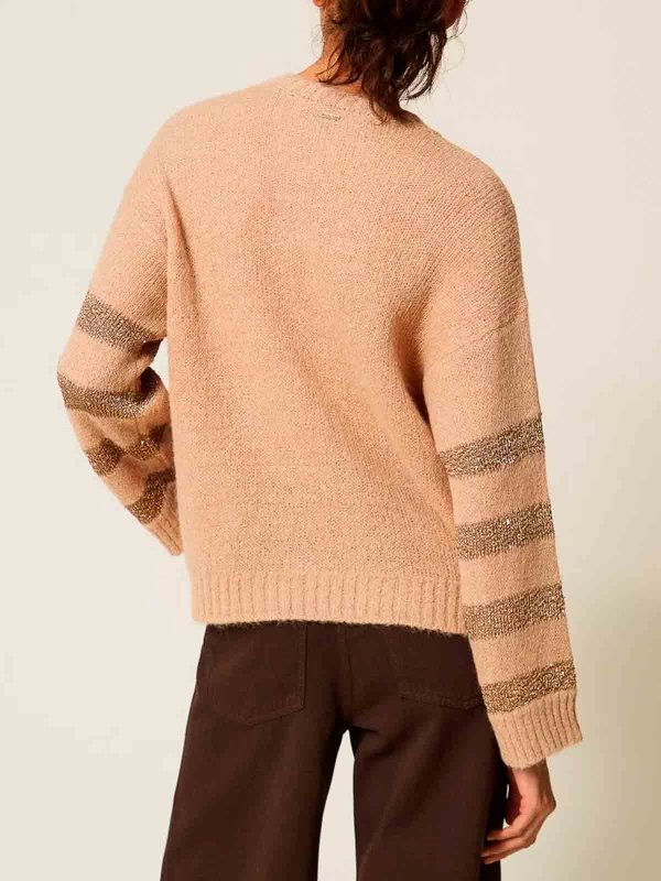Rundhalspullover - Braun shop online: TWINSET