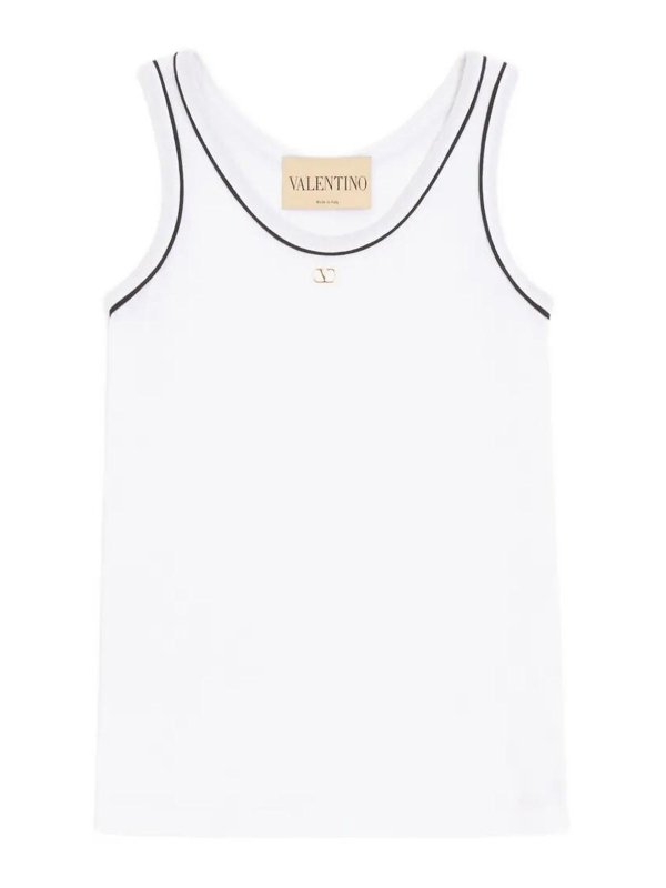 VALENTINO GARAVANI: Tops und Tank Tops - Top - Weiß