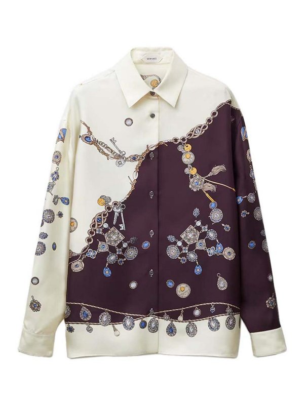VERSACE: Chemises - Chemise - Rouge