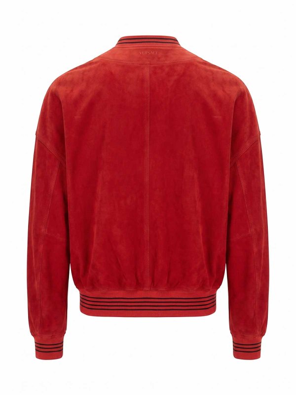 VERSACE: leather jacket online - Leather Jacket