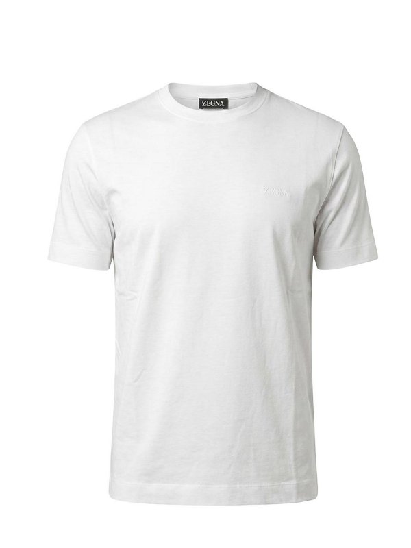 ZEGNA: T-shirts - T-Shirt - Weiß