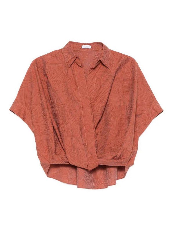 BRUNELLO CUCINELLI: Hemden - Hemd - Rot