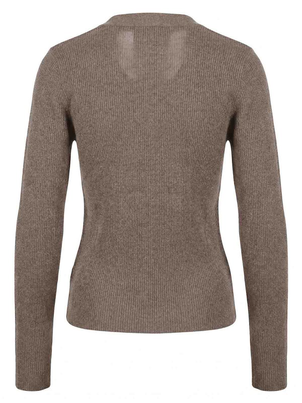 BRUNELLO CUCINELLI: カーディガン online - カーディガン - ブラウン