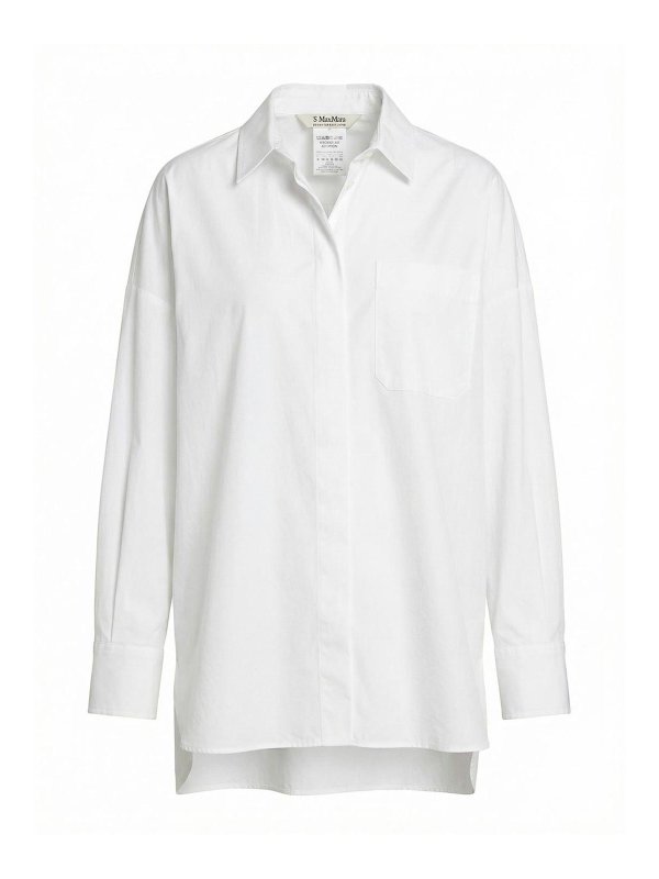 Max Mara: Hemden - Hemd - Weiß