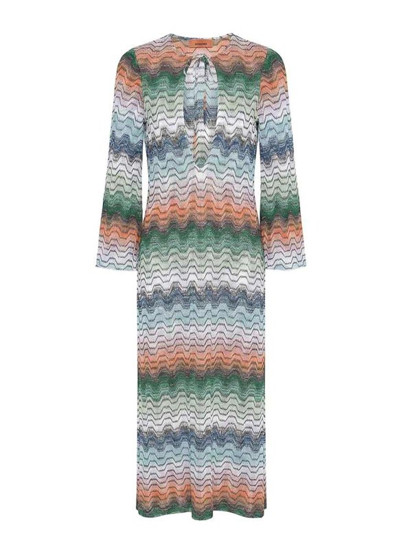 MISSONI: Strandkleid - Strandkleid - Bunt