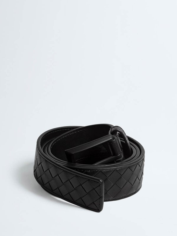 BOTTEGA VENETA: ベルト online - ベルト - 黒
