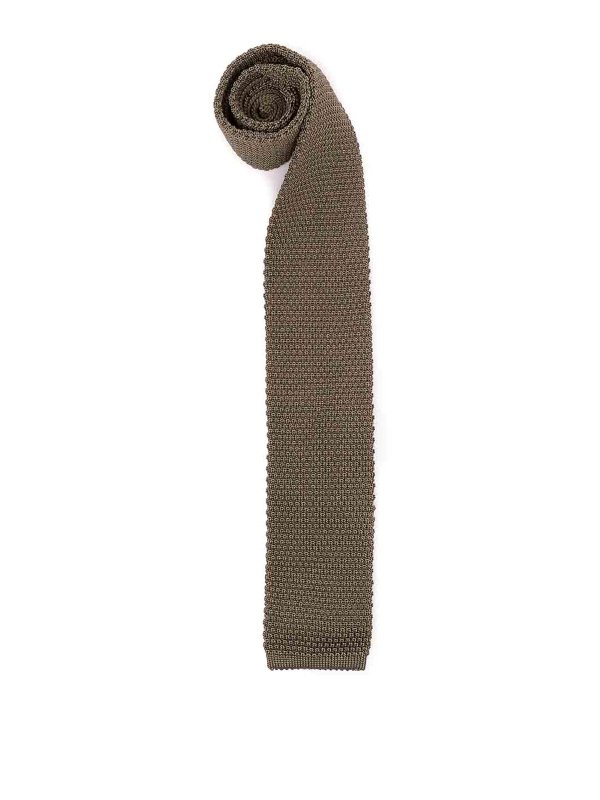 BRUNELLO CUCINELLI: ties & bow ties - Knit Necktie