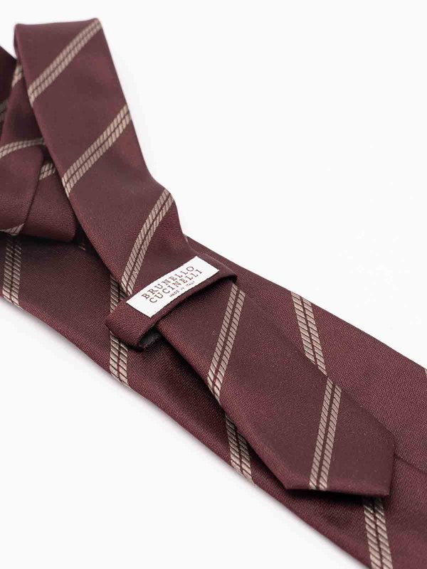 BRUNELLO CUCINELLI: Cravates & noeuds papillon online - Cravate - Violet