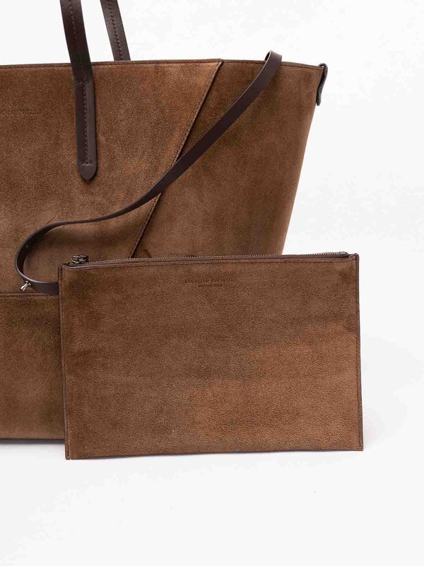 トートバッグ - キャメル shop online: BRUNELLO CUCINELLI