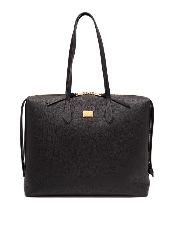 DOLCE & GABBANA: トートバッグ - トートバッグ - 黒