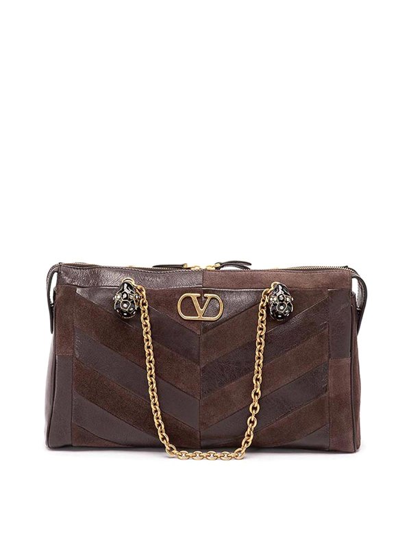 VALENTINO GARAVANI: Schultertaschen - Schultertasche - Braun