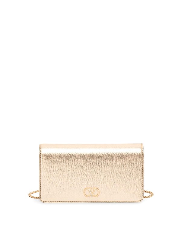 VALENTINO GARAVANI: クラッチバッグ - クラッチバッグ - 金