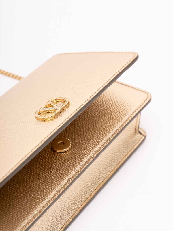 VALENTINO GARAVANI buy online クラッチバッグ - 金