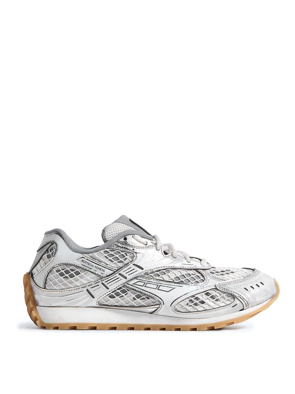 BOTTEGA VENETA: スニーカー - スニーカー - 銀