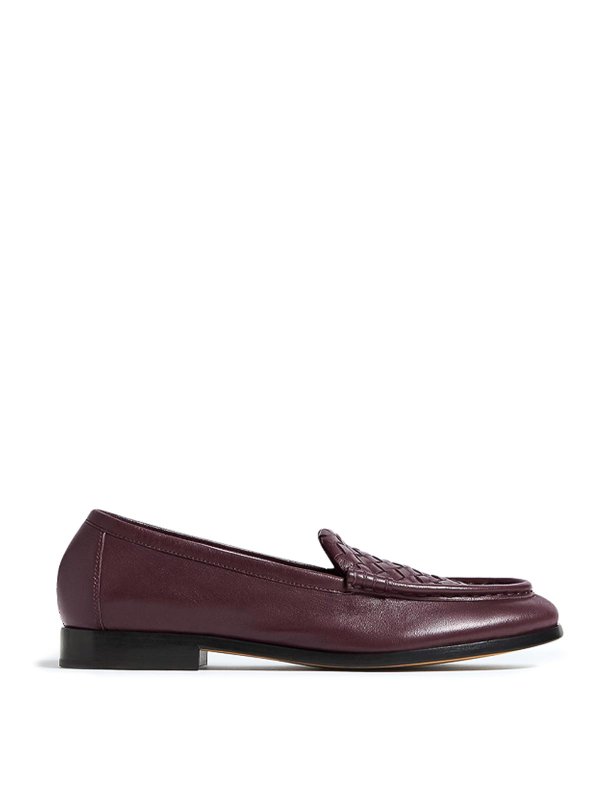 BOTTEGA VENETA: ロファー＆スリッパ - ローファー - 赤