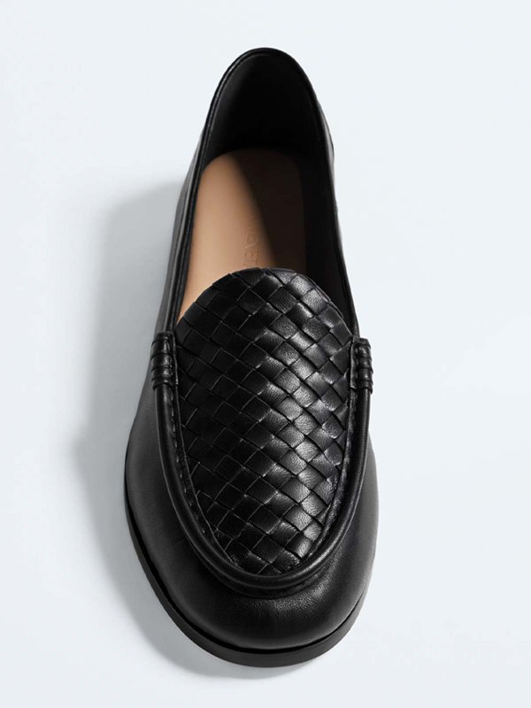 The Best Shops BOTTEGA VENETA: ロファー＆スリッパ - ローファー - 黒