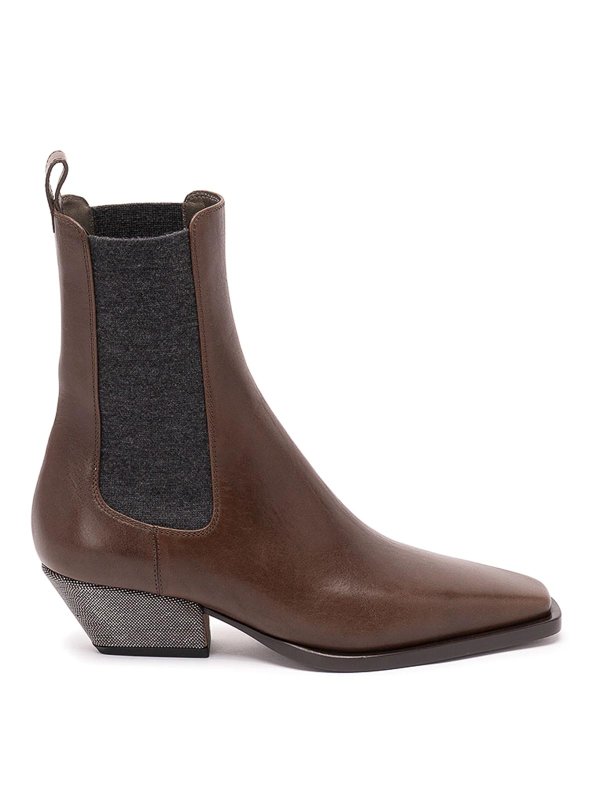 BRUNELLO CUCINELLI: Bottines - Bottines - Marron