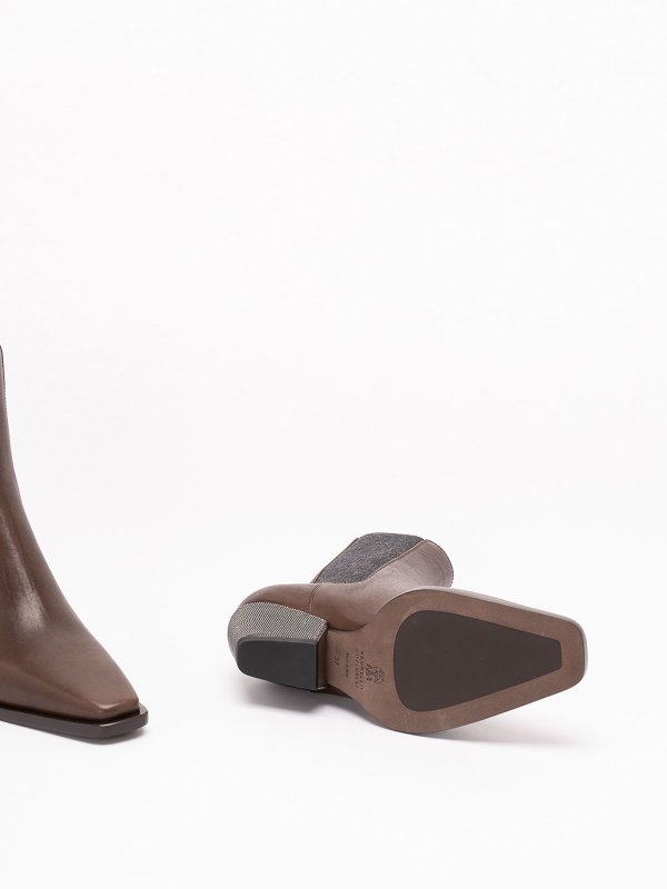 Bottines - Marron shop online: BRUNELLO CUCINELLI