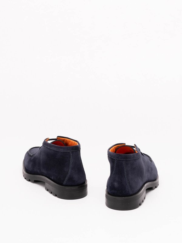 The Best Shops SANTONI: レースアップシューズ - 編み上げ靴 - ブルー