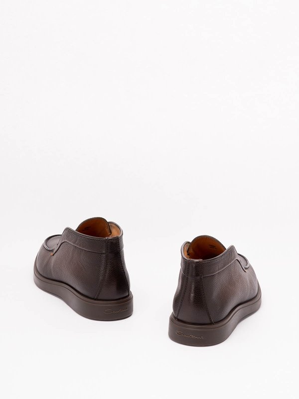The Best Shops SANTONI: レースアップシューズ - 編み上げ靴 - ダークブラウン