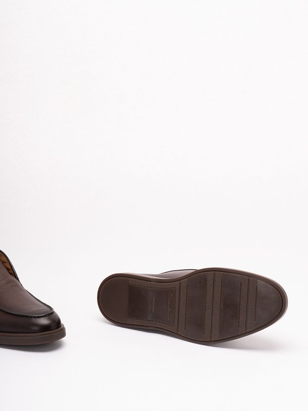 編み上げ靴 - ダークブラウン shop online: SANTONI