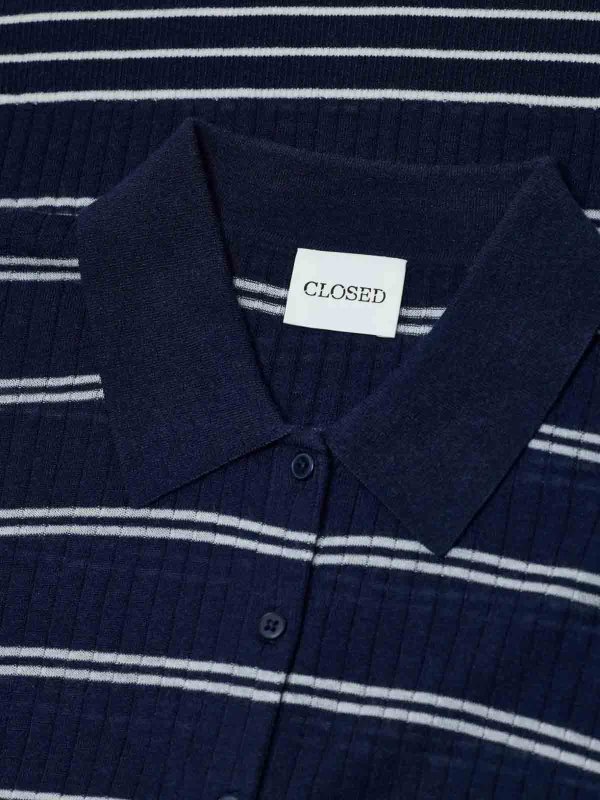 ポロシャツ shop online ポロシャツ - ブルー