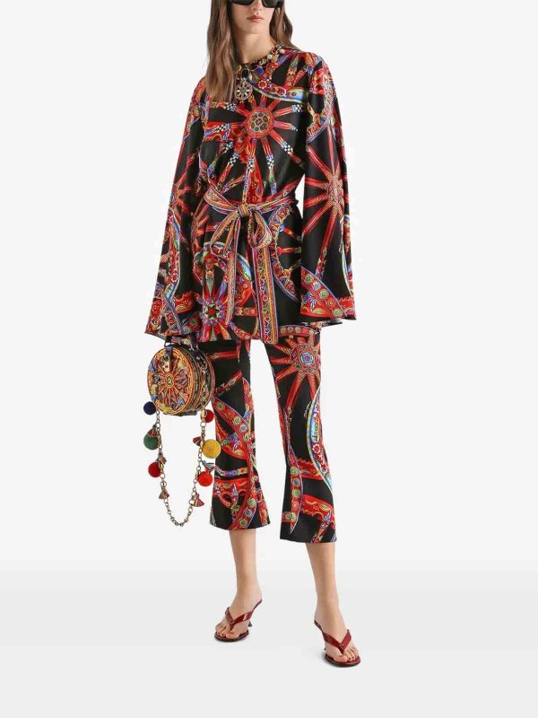 DOLCE & GABBANA: カジュアルトラウザー online - カジュアルパンツ - マルチカラー