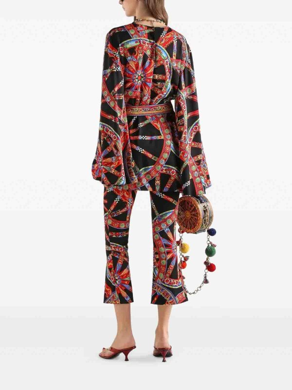 The Best Shops DOLCE & GABBANA: カジュアルトラウザー - カジュアルパンツ - マルチカラー
