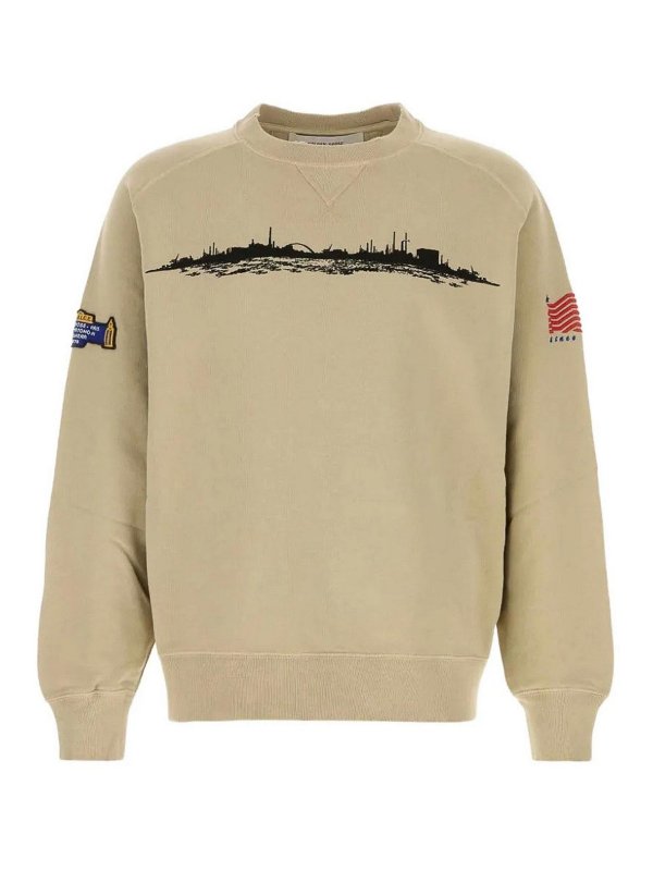 GOLDEN GOOSE: クルーネック - クルーネック - ベージュ