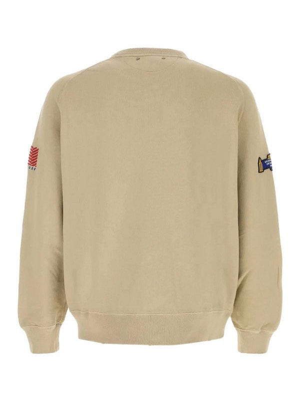 GOLDEN GOOSE: クルーネック online - クルーネック - ベージュ