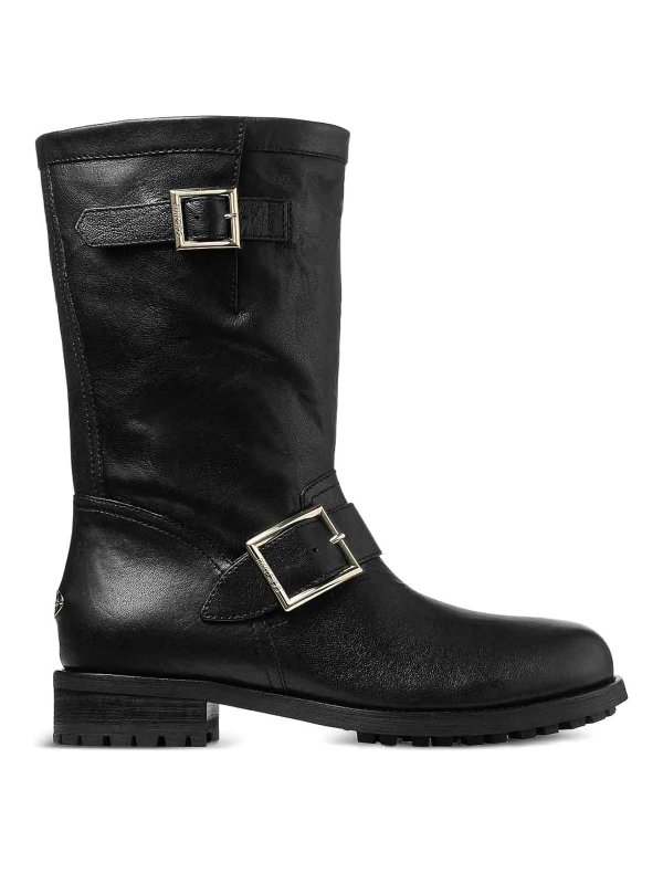 JIMMY CHOO: ブーツ - ブーツ - 黒