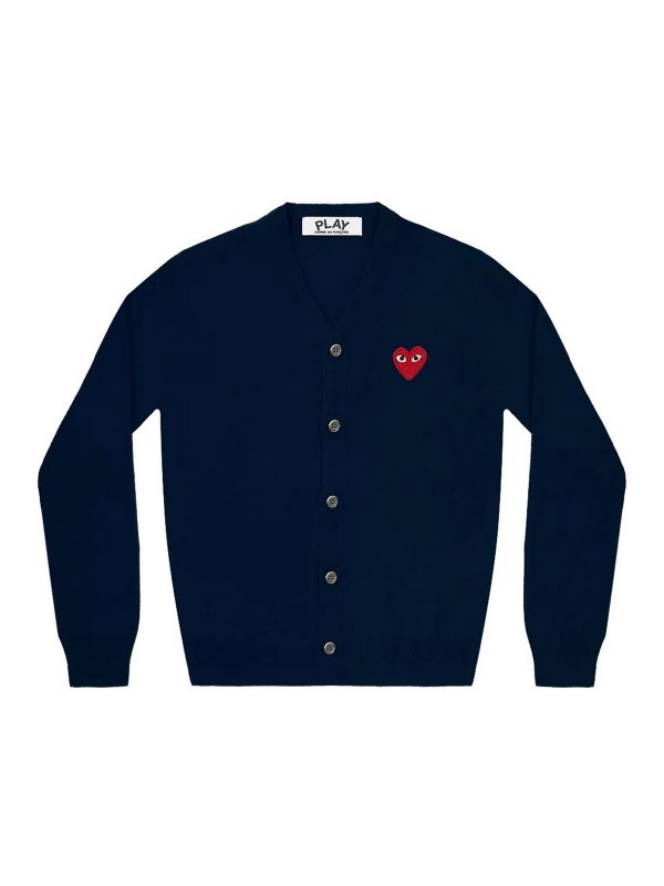 COMME DES GARCONS: カーディガン - カーディガン - ブルー