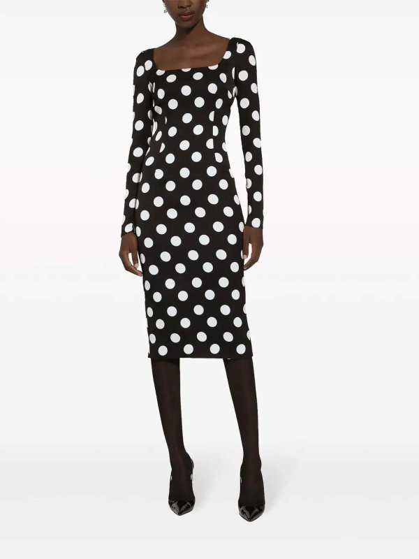 The Best Shops DOLCE & GABBANA: ニーレングスドレス - 膝丈ドレス - 黒